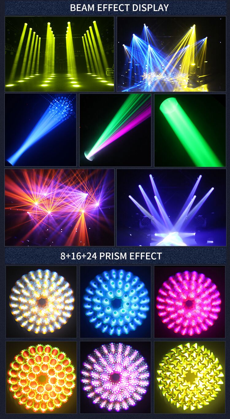 380W Super Beam Moving Head Light - LED Stage Lighting